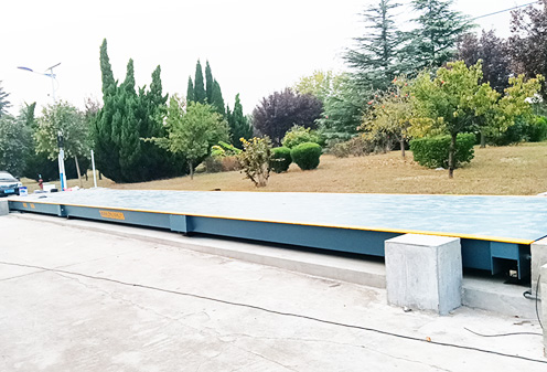 青岛无人值守地磅安装现场